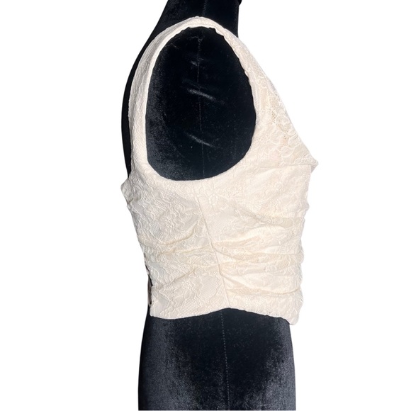 NWOT House of CB ‘Una' Vintage Cream Lace Corset- L (BIGGER/PLUS CUP) *145 - Picture 4 of 8